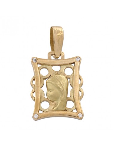 MEDALLA ORO 18KL VIRGEN NIÑA DE 13X18MM