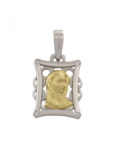 MEDALLA ORO 18KL VIRGEN NIÑA DE 13X18MM