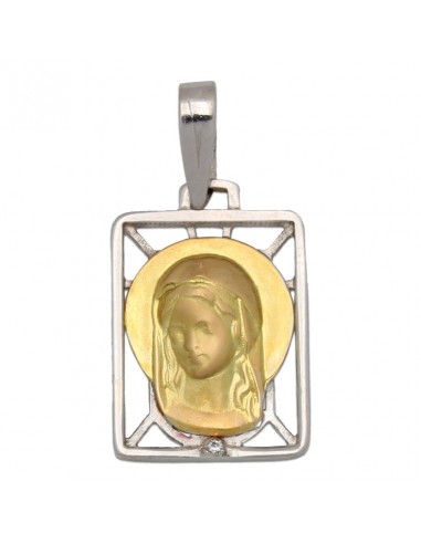 MEDALLA ORO 18KL VIRGEN NIÑA DE 13X19MM