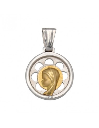 MEDALLA ORO 18KL VIRGEN NIÑA DE 16MM