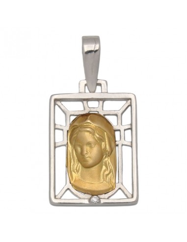 MEDALLA ORO 18KL VIRGEN NIÑA DE 13X19MM