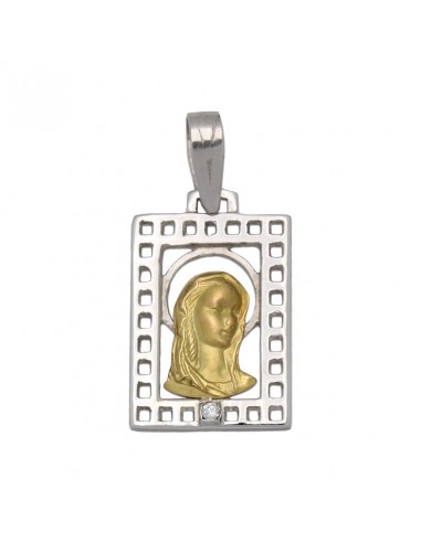 MEDALLA ORO 18KL VIRGEN NIÑA DE 13X20MM