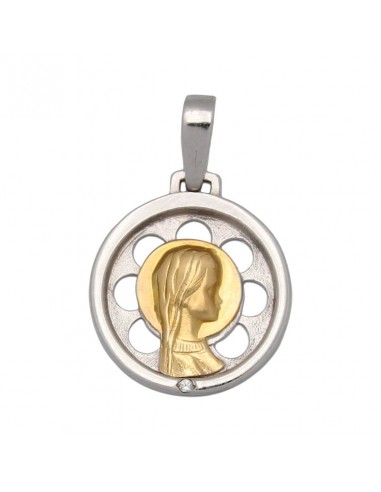 MEDALLA ORO 18KL VIRGEN NIÑA DE 16MM