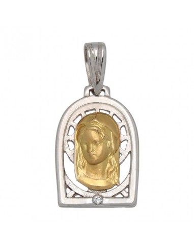 MEDALLA ORO 18KL VIRGEN NIÑA 13X20MM