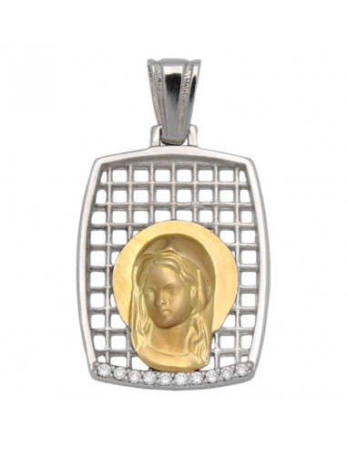 MEDALLA ORO 18KL VIRGEN NIÑA DE 17X24MM