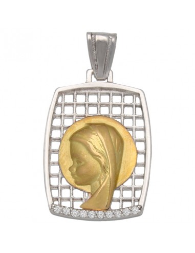 MEDALLA ORO 18KL VIRGEN NIÑA DE 17X24MM
