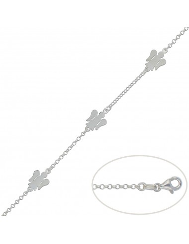 PULSERA ANGELES PLATA 925MM