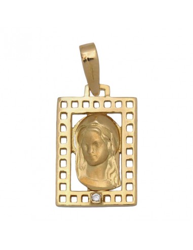 MEDALLA ORO 18KL VIRGEN NIÑA DE 13X20MM