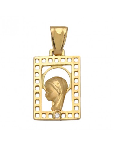 MEDALLA ORO 18KL VIRGEN NIÑA DE 13X20MM
