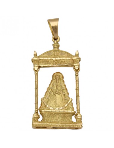 MEDALLA ORO 18KL V. DEL ROCIO CON PALIO