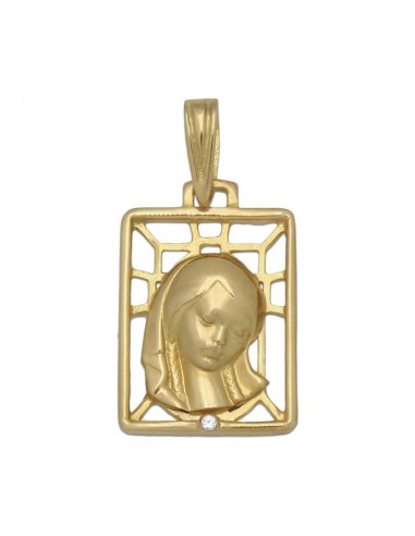 MEDALLA ORO 18KL VIRGEN NIÑA DE 13X19MM