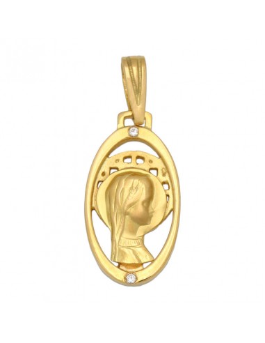 MEDALLA ORO 18KL VIRGEN NIÑA DE 11X20MM