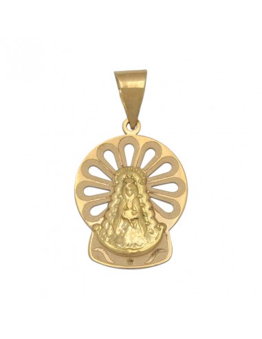MEDALLA ORO 18KL V. DEL ROCIO - 20X15MM