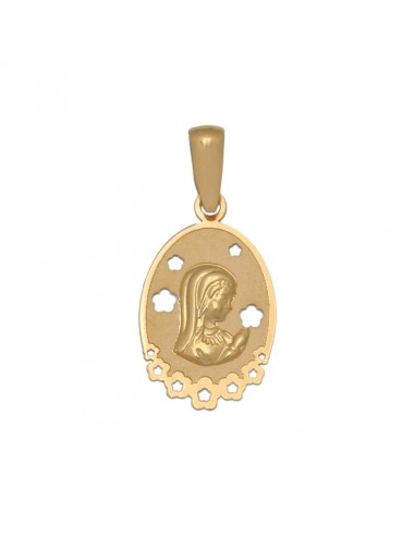 MEDALLA ORO 18KL VIRGEN NIÑA - 11X18MM