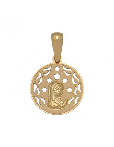 MEDALLA ORO 18KL VIRGEN NIÑA DE 16MM