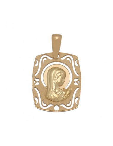 MEDALLA ORO 18KL VIRGEN NIÑA DE 15X18MM