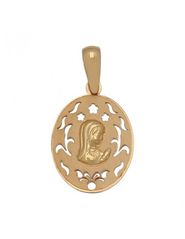 MEDALLA ORO 18KL VIRGEN NIÑA DE 15X21MM