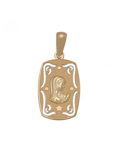 MEDALLA ORO 18KL VIRGEN NIÑA DE 12X20MM