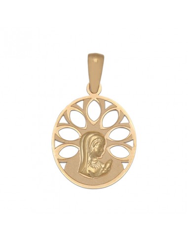 MEDALLA ORO 18KL VIRGEN NIÑA DE 15X20MM