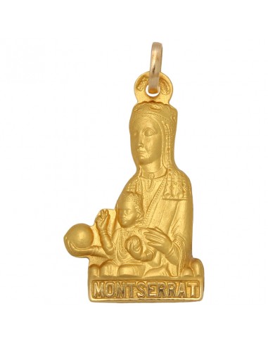 MEDALLA ORO 18KL V. DE MONTSERRAT- 17X29
