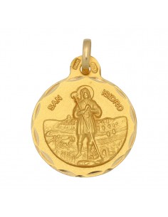 MEDALLA ORO 18KL SAN ISIDRO...