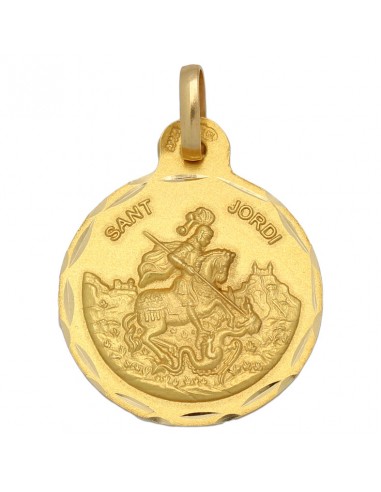 MEDALLA ORO 18KL SAN JORDI- 21MM