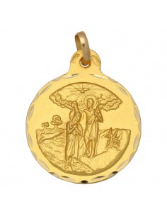 MEDALLA ORO 18KL SAN JUAN...