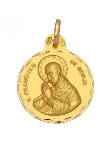 MEDALLA ORO 18KL SAN FRANCISCO DE BORJA