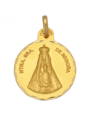 MEDALLA ORO 18KL VIRGEN DE BEGOÑA - 21MM