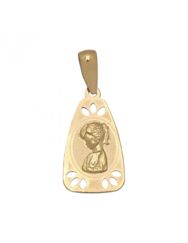 MEDALLA ORO 18KL VIRGEN NIÑA - 10X18MM