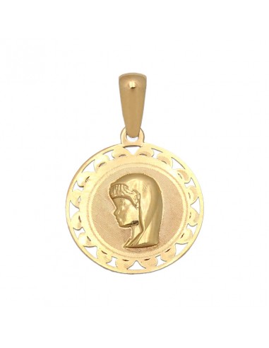 MEDALLA ORO 18KL VIRGEN NIÑA - 15MM