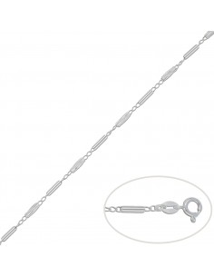 PULSERA BARRAS PLATA 925MM