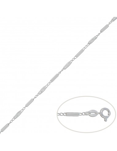 PULSERA BARRAS PLATA 925MM