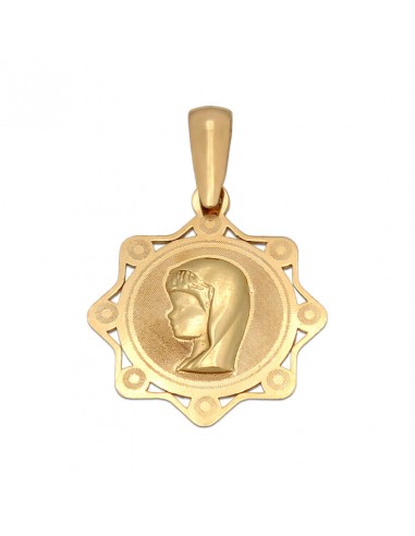 MEDALLA ORO 18KL VIRGEN NIÑA - 16X18 MM