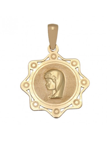 MEDALLA ORO 18KL VIRGEN NIÑA - 19X21MM