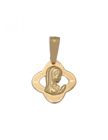 MEDALLA ORO 18KL VIRGEN NIÑA - 13X14MM