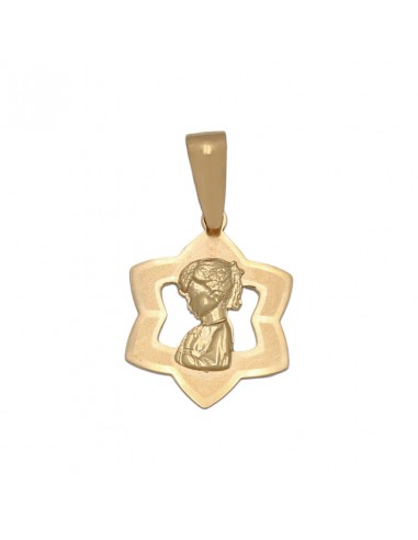MEDALLA ORO 18KL VIRGEN NIÑA - 12X15MM