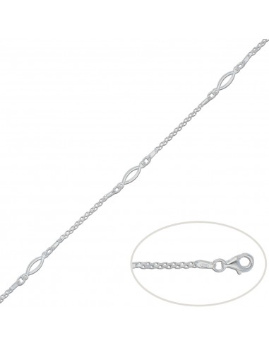 PULSERA OVAL PLATA 925MM