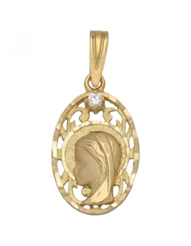 MEDALLA ORO 18KL VIRGEN NIÑA - 13X21MM