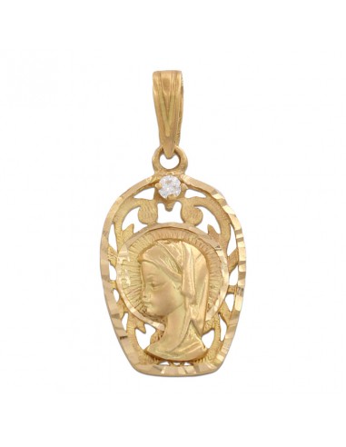 MEDALLA ORO 18KL VIRGEN NIÑA - 13X21MM