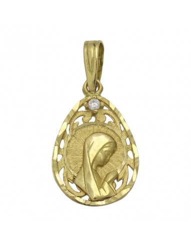 MEDALLA ORO 18KL VIRGEN NIÑA - 14X21MM
