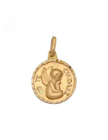 MEDALLA ORO 18KL YO TE CUIDARE - 13MM