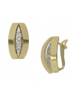 PENDIENTES ORO 18KL CIRCONITAS