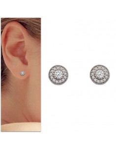 PENDIENTES CIRCULO ORO...