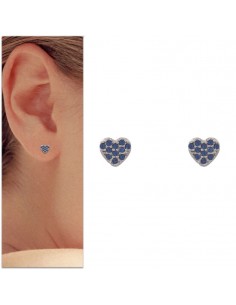 PENDIENTES CORAZON ORO...