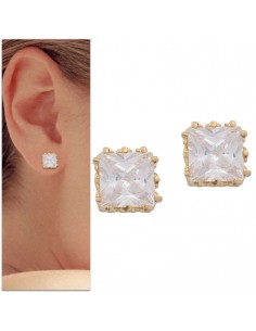 PENDIENTES CORONA ORO 18KL...