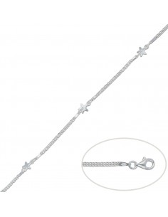 PULSERA ESTRELLAS PLATA 925MM