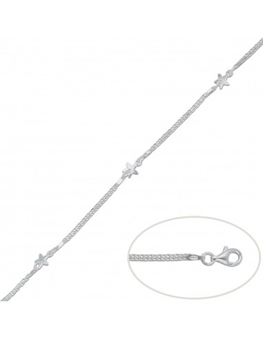 PULSERA ESTRELLAS PLATA 925MM