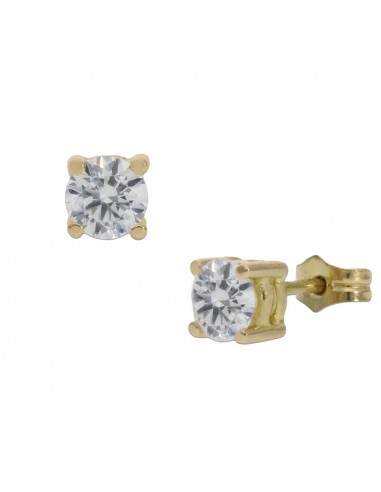 PENDIENTES ORO 18KL CIRCONITAS - 5.50MM
