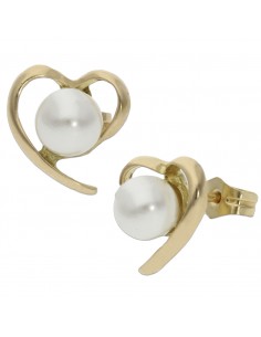 PENDIENTES ORO 18KL CORAZON...